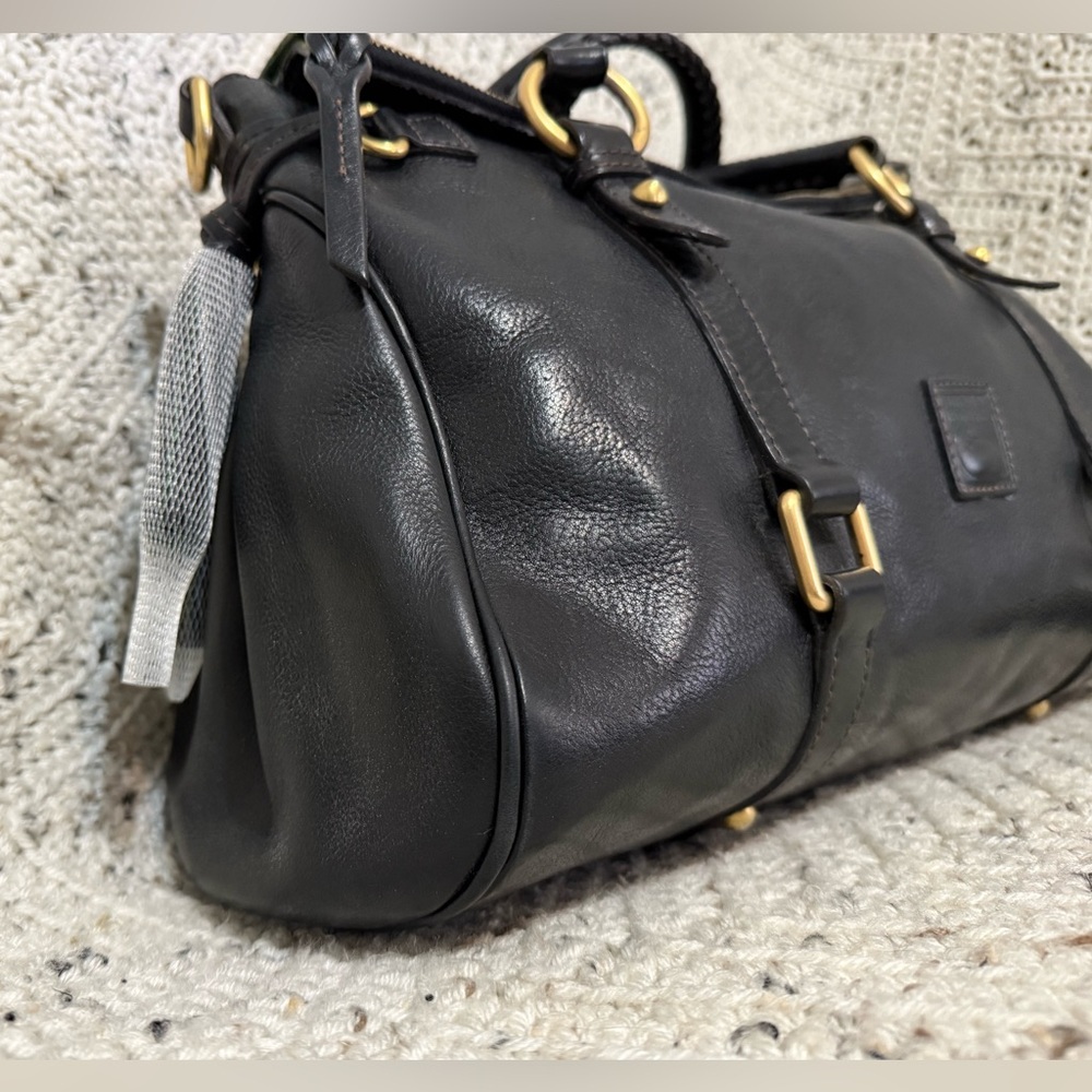 Dooney and Bourke Large Florentine Leather Satchel - Picture 2 of 11